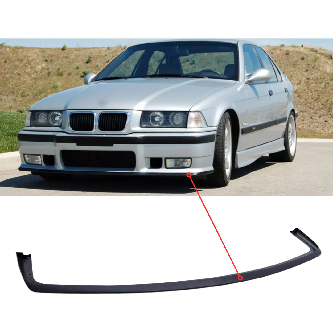 Aftermarket M3 Style Front Bumper Lip Compatible with BMW E36 (Lip Only)