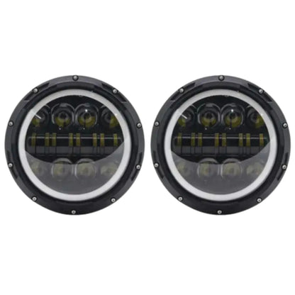 Auto 7-inch LED/ DRL Headlight with Indicator Set (80W)