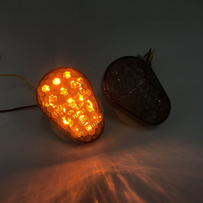 Universal Flush LED Semaphore Indicators (Smoke)