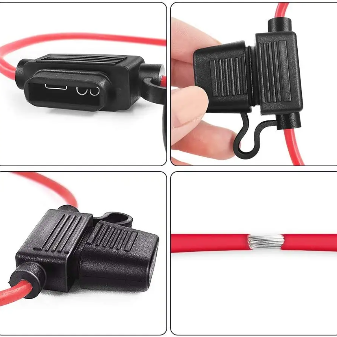 Inline Blade Fuse Holder 12AWG (2-Piece)