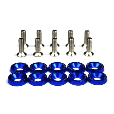 Aftermarket JDM Styling M6 Bolt & Washer kit (10-Piece)