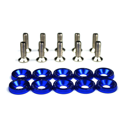 Aftermarket JDM Styling M6 Bolt & Washer kit (10-Piece)