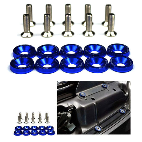 Aftermarket JDM Styling M6 Bolt & Washer kit (10-Piece)