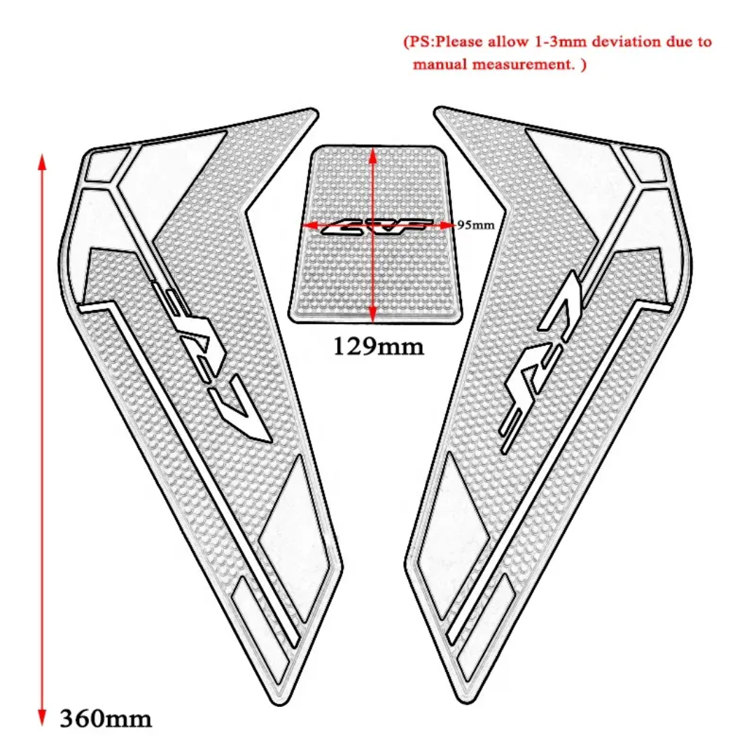 Tank and Knee Pad Set for Honda CRF1100L Africa Twin (2019-)