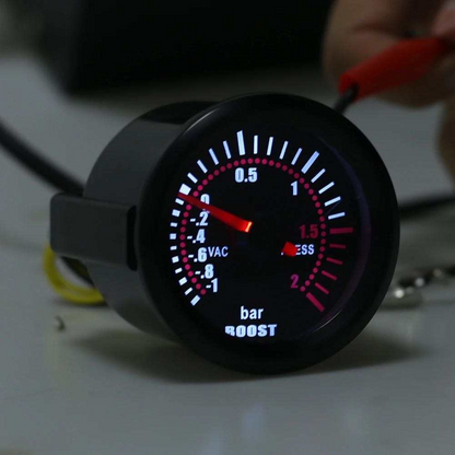 Automotive Bar Boost Gauge - Black (52mm)
