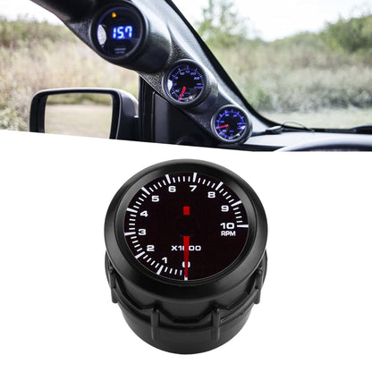 Auto LED Tachometer Gauge: 52mm (12V)