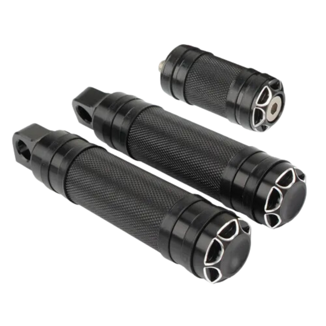 Grips/ Foot Pegs & Lever Tip Set for Harley Sportster/ Dyna #1