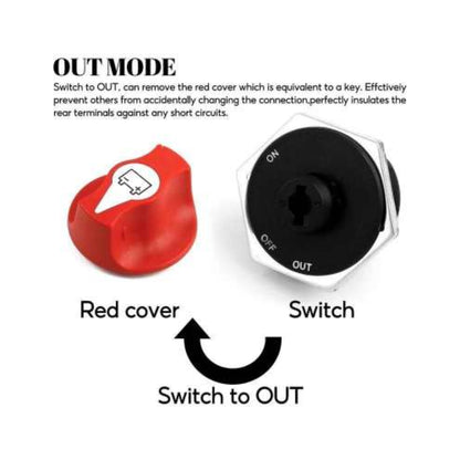 Auto Cut-Off Battery Isolator Kill Switch (300A)