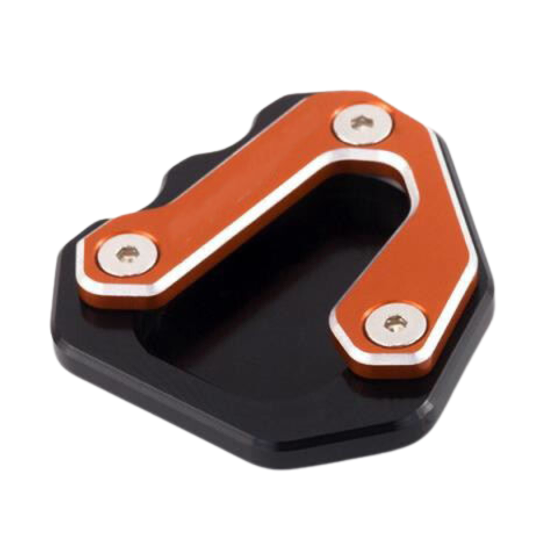 Black/Orange Side Stand Enlarger: KTM 1290 Super Duke (2014-2018)