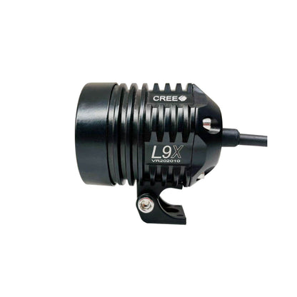 Motorcycle Spotlights with Yellow Lens Set (L9X)