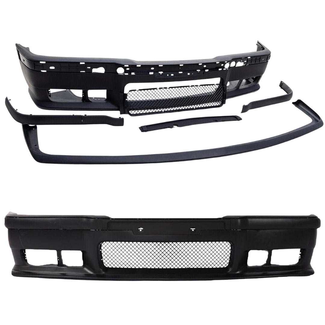 Aftermarket M3 Style Front Bumper with Lip Compatible with BMW E36