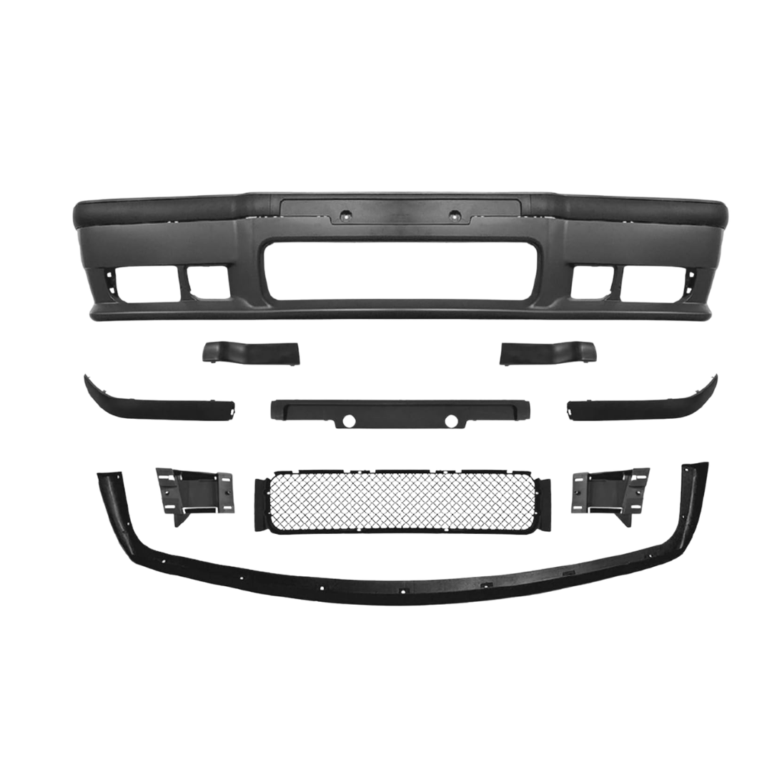 Aftermarket M3 Style Front Bumper with Lip Compatible with BMW E36