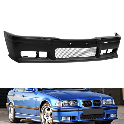 Aftermarket M3 Style Front Bumper with Lip Compatible with BMW E36