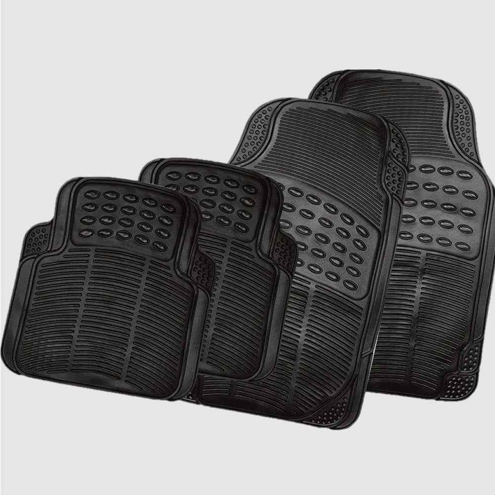 4 Piece Rubber Car Mat Set