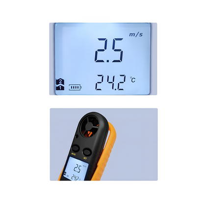 Lightweight Handheld Digital Wind Speed Meter Anemometer With LCD Backlight