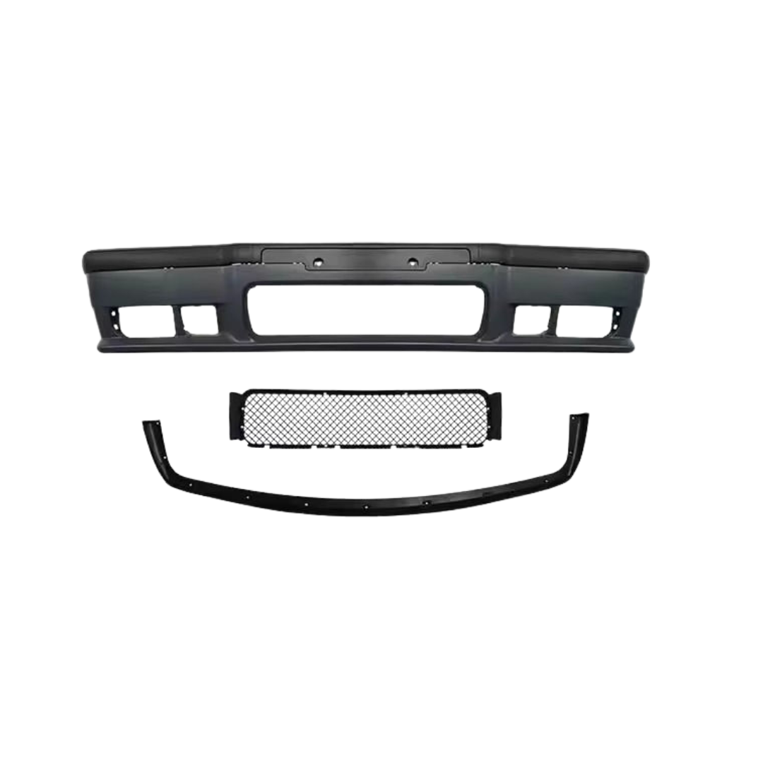 Aftermarket M3 Style Front Bumper with Lip Compatible with BMW E36