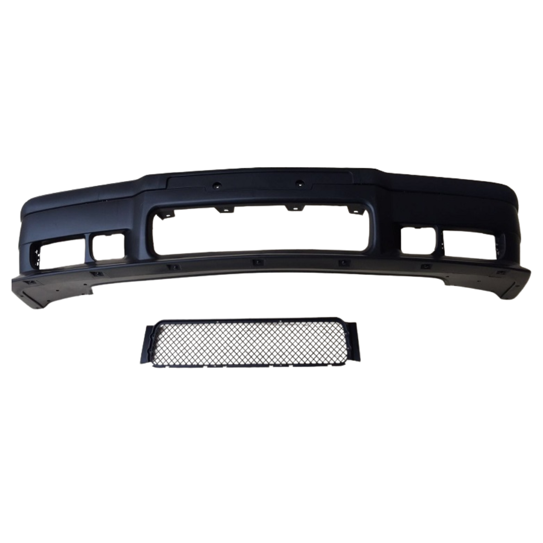 Aftermarket M3 Style Front Bumper with Lip Compatible with BMW E36