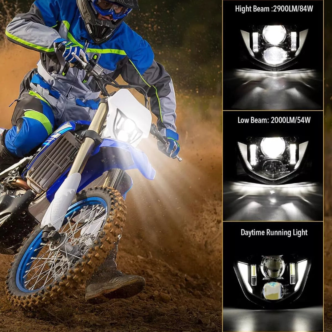 LED Replacement Headlight: Yamaha WR250F / WR450F (2013-)