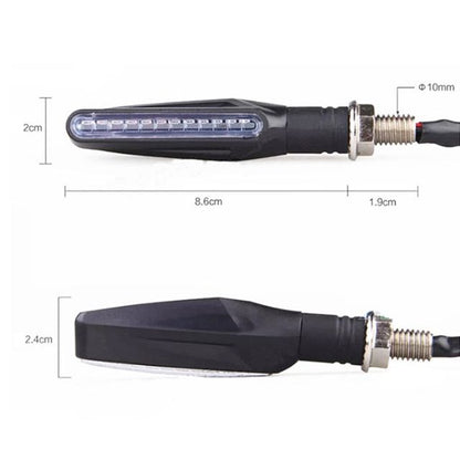 Universal LED Flowing Motorcycle Indicators (Set)