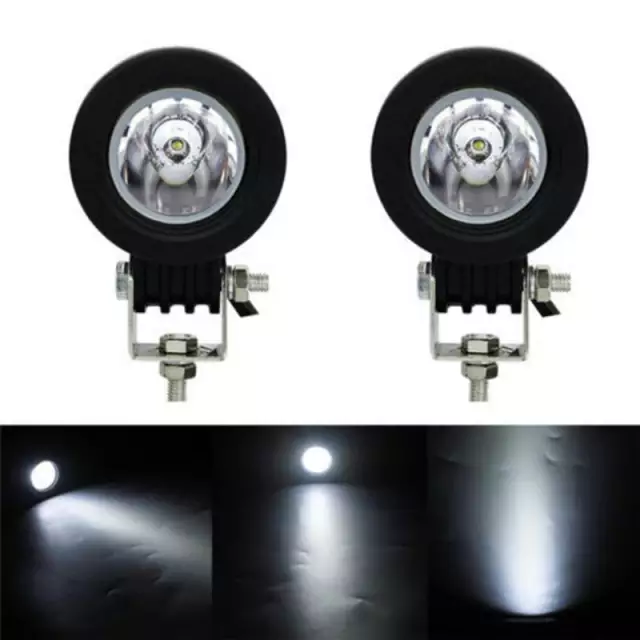 Universal Motorcycle LED Spotlights Set (10W)