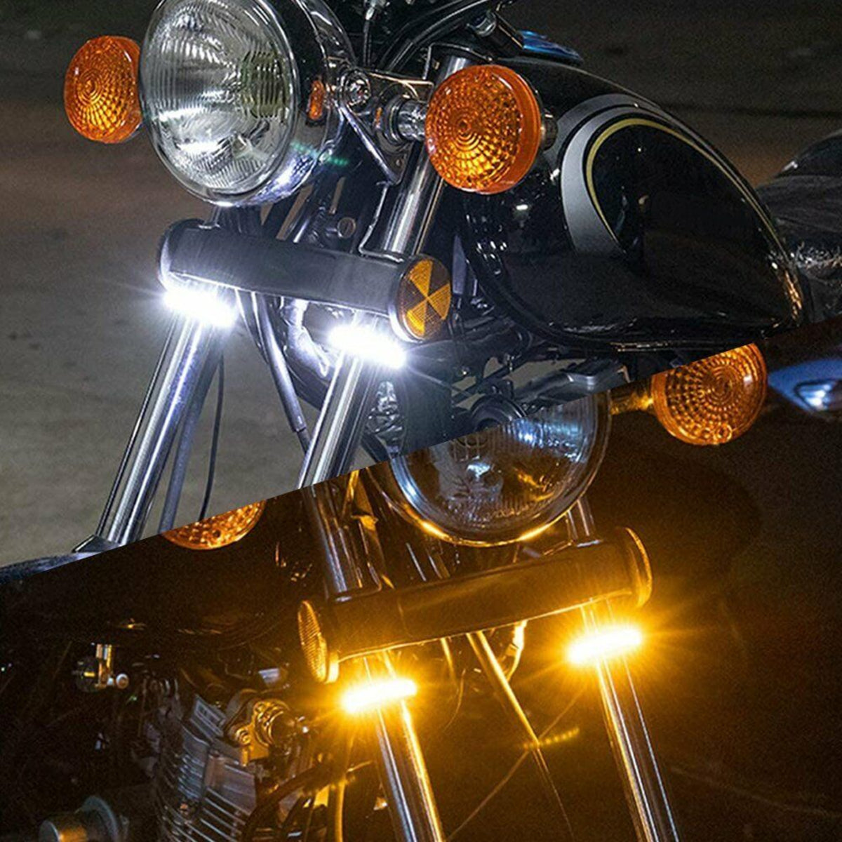MC LED Fork Indicator Light Strips & Running Light (Set)