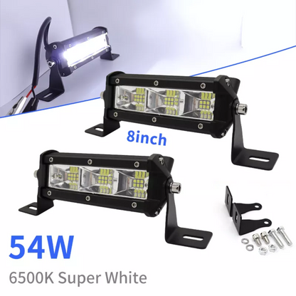 LED 8-Inch Bar Light Set (54W)
