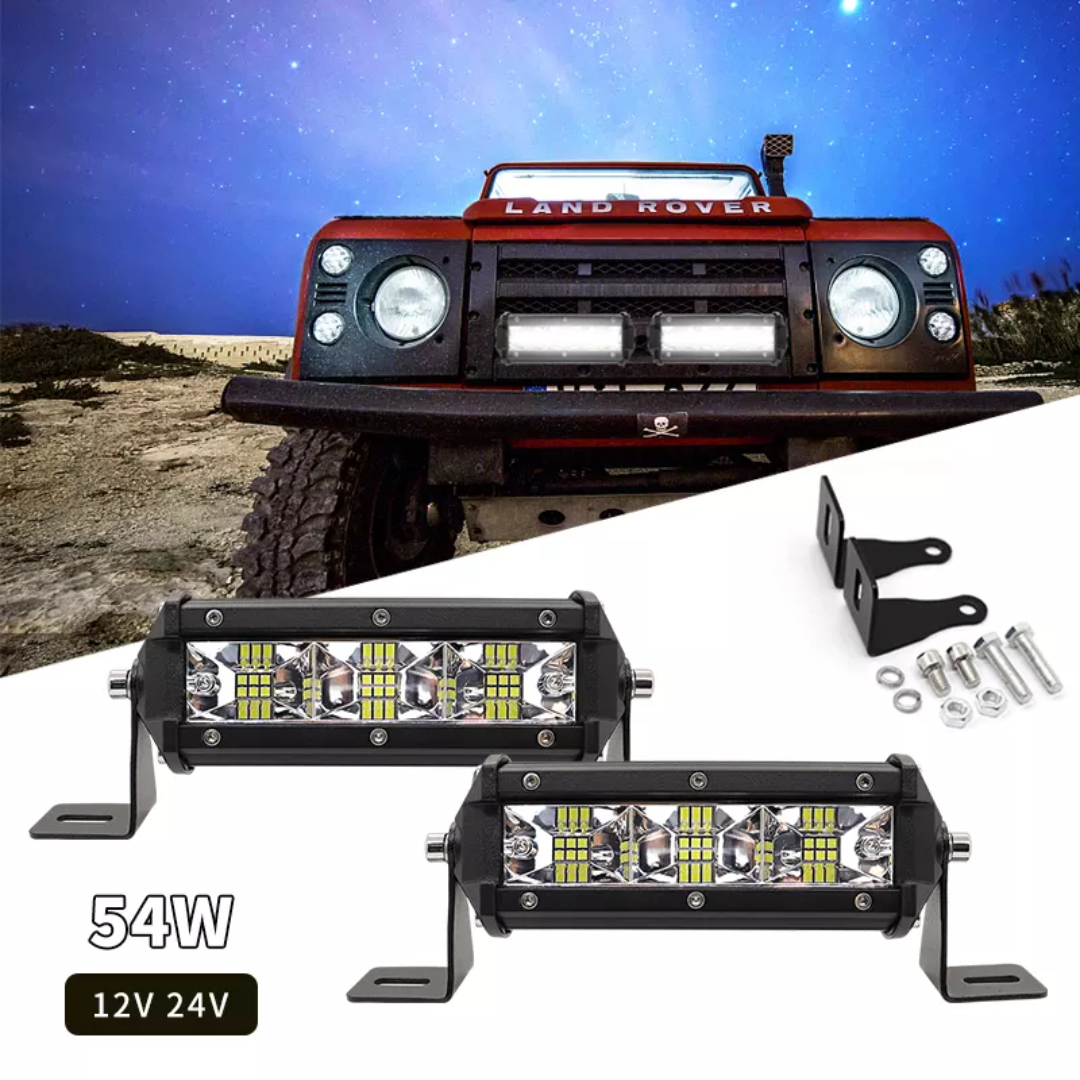 LED 8-Inch Bar Light Set (54W)