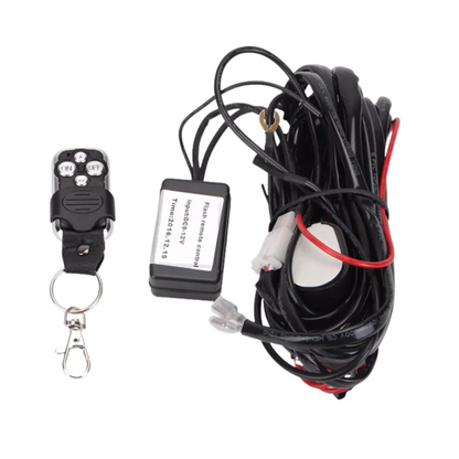 Spotlight/LED Bar Wiring Harness & Remote - 12v