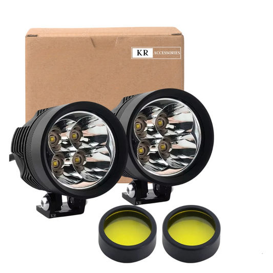 LED Spotlights & Yellow Lens Set: (40W)