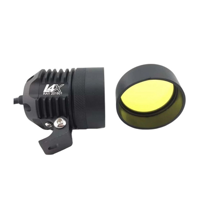 LED Spotlights & Yellow Lens Set: (40W)