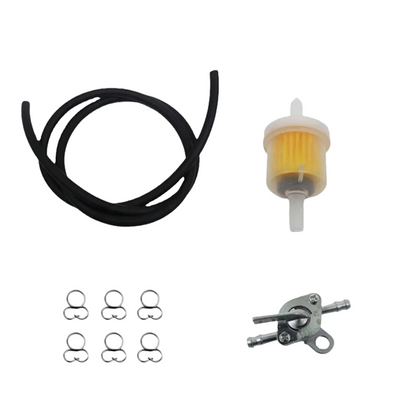 Small Motorcycle Fuel Line/ Petcock Switch/ Fuel Filter Kit (6mm)