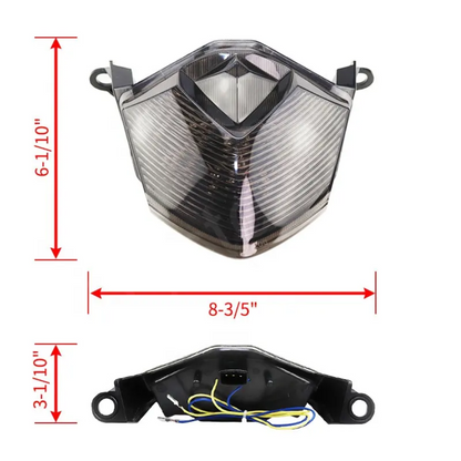 MC Integrated Tail Light Compatible with Kawasaki Z750/ Z1000 & ZX-6R/ ZX-10R