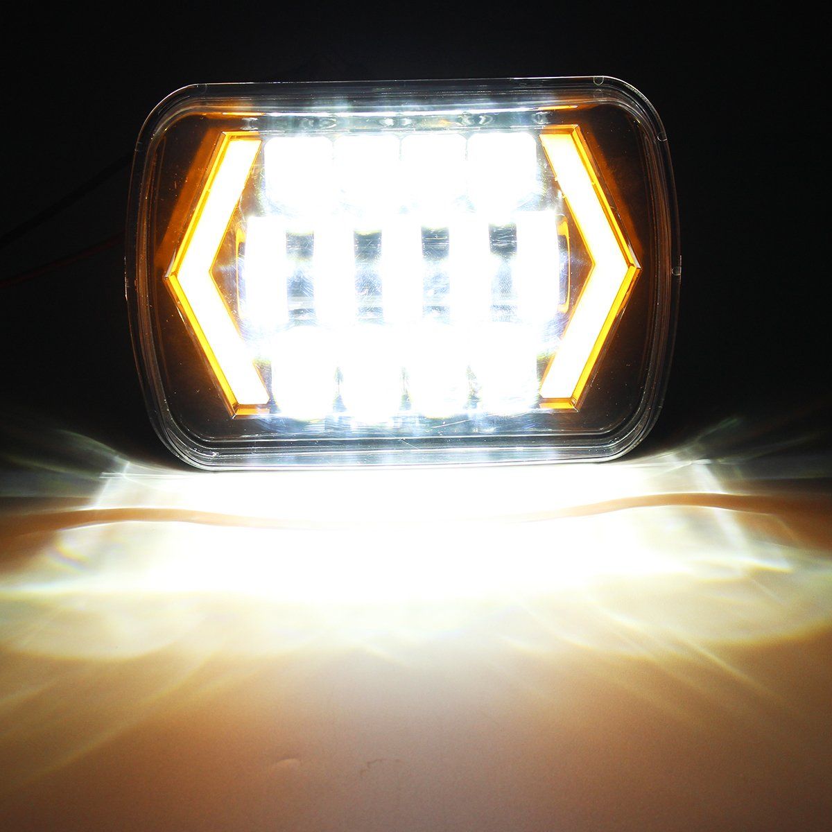 Oms 7 x5inch LED Headlight with DRL 13 LED