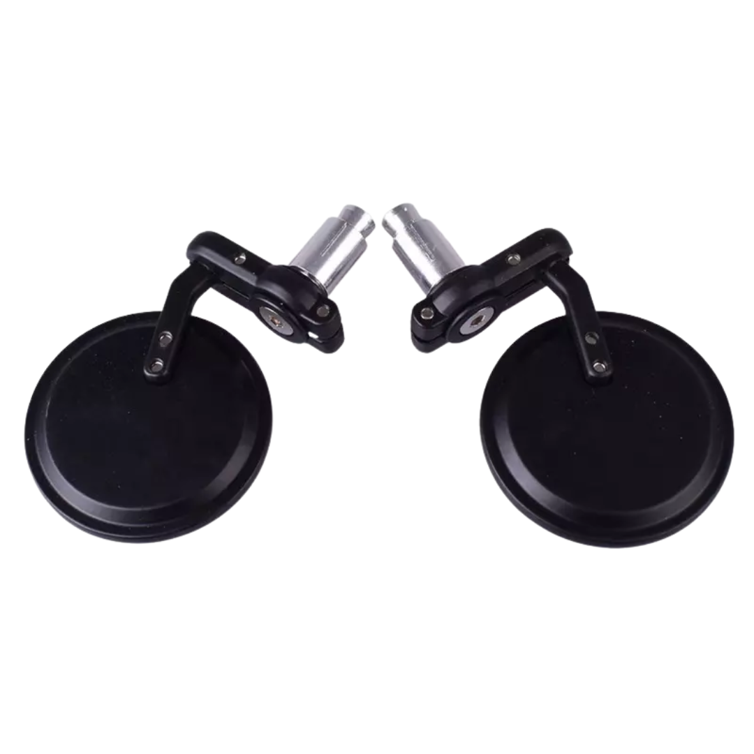 MC Round Bar End Mirror Set (22mm)