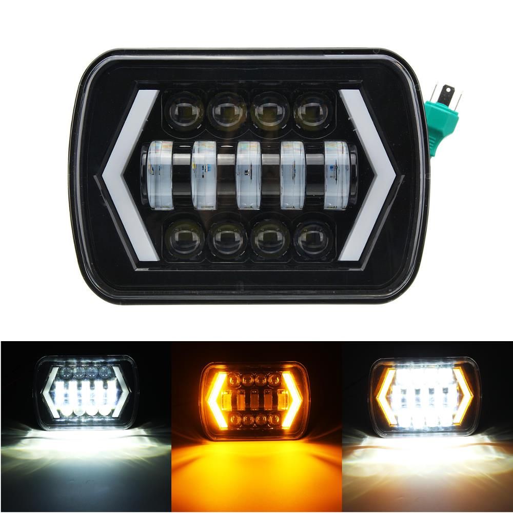 Oms 7 x5inch LED Headlight with DRL 13 LED