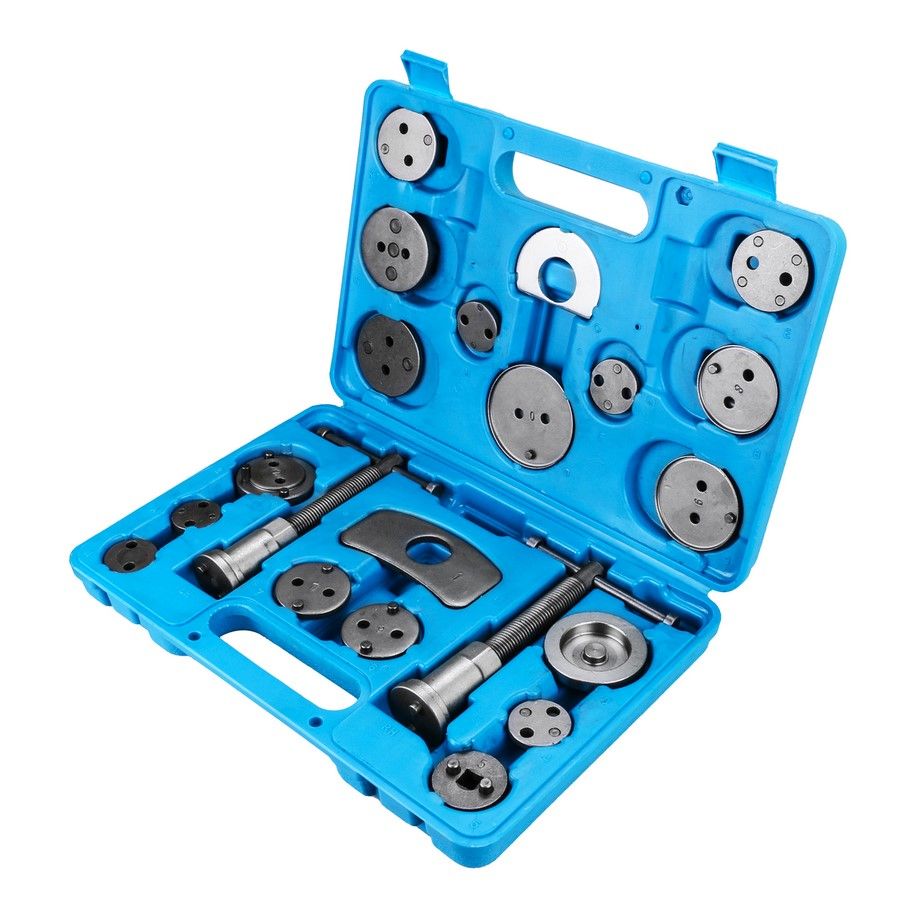 21 Piece Universal Brake Caliper Wind Back Tool Kit Set