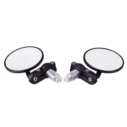 MC Round Bar End Mirror Set (22mm)