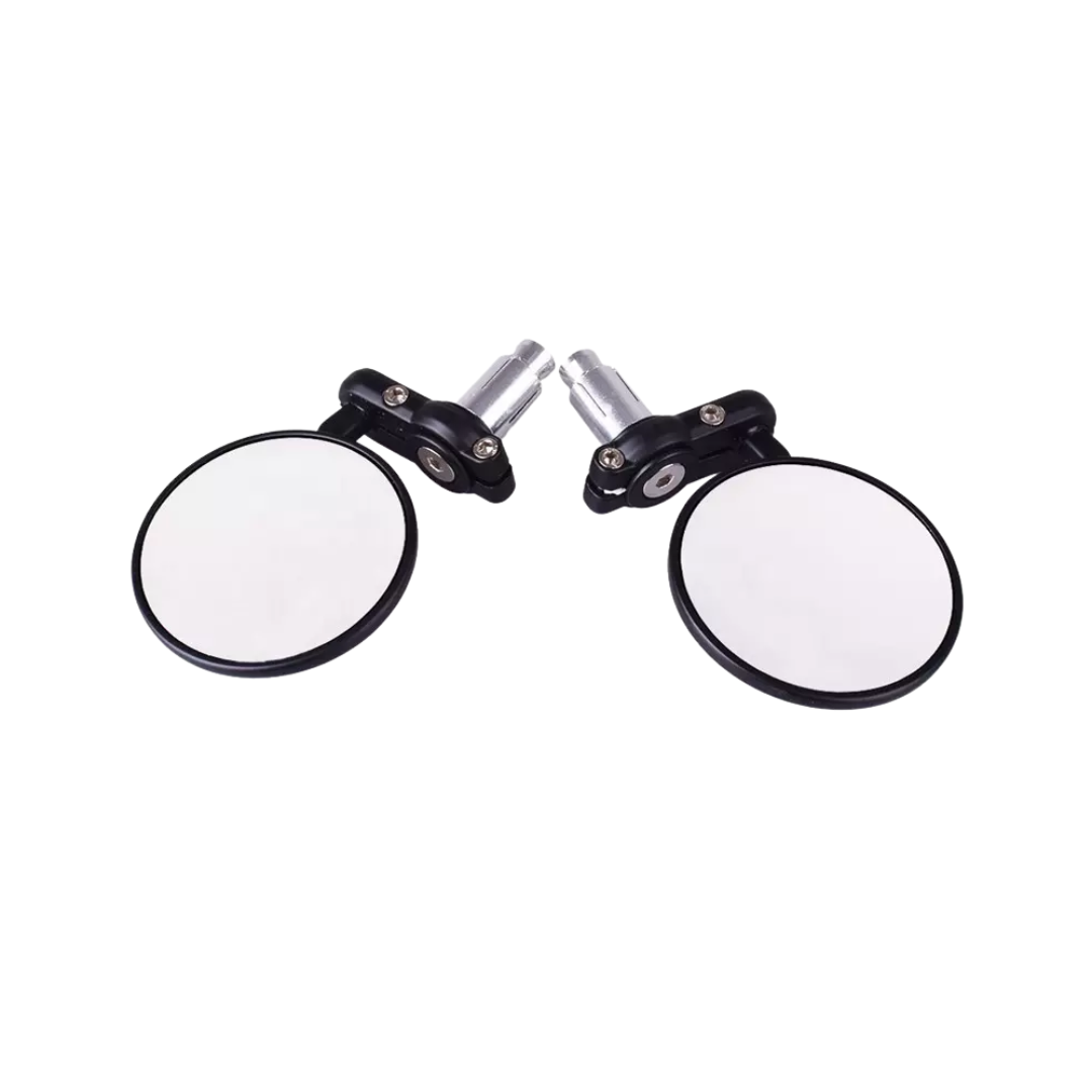 MC Round Bar End Mirror Set (22mm)