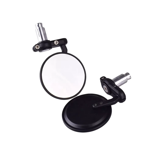 MC Round Bar End Mirror Set (22mm)