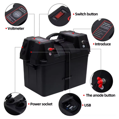Auto/ Marine Portable Battery Box/ Power Station #2