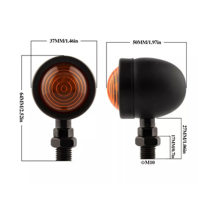 MC Cruiser/Retro Motorcycle Indicators - 10mm