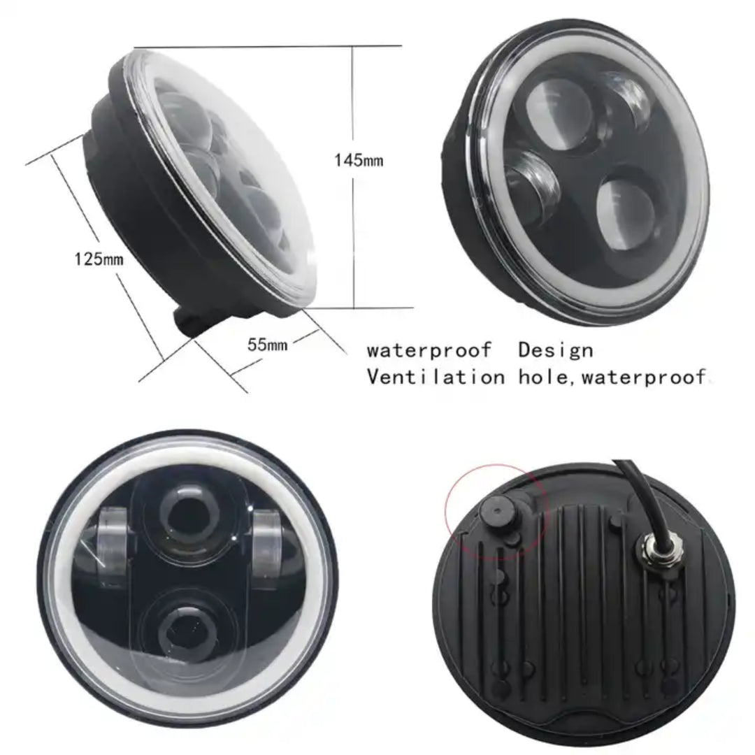 MC Harley/Cruiser/Custom Headlight (5.75")