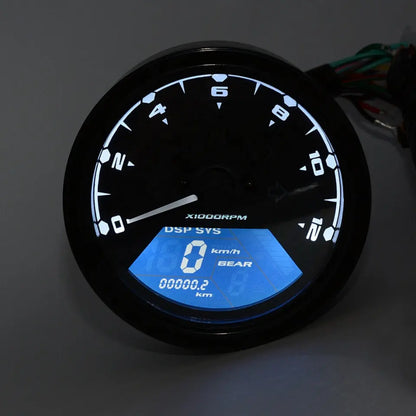 MC Custom Round Speedometer (LCD) #3