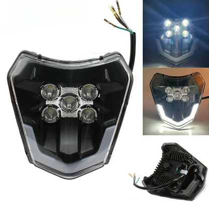 MC Replacement Headlight for KTM EXC, XCF, SX F, SMR & Enduro (30W)