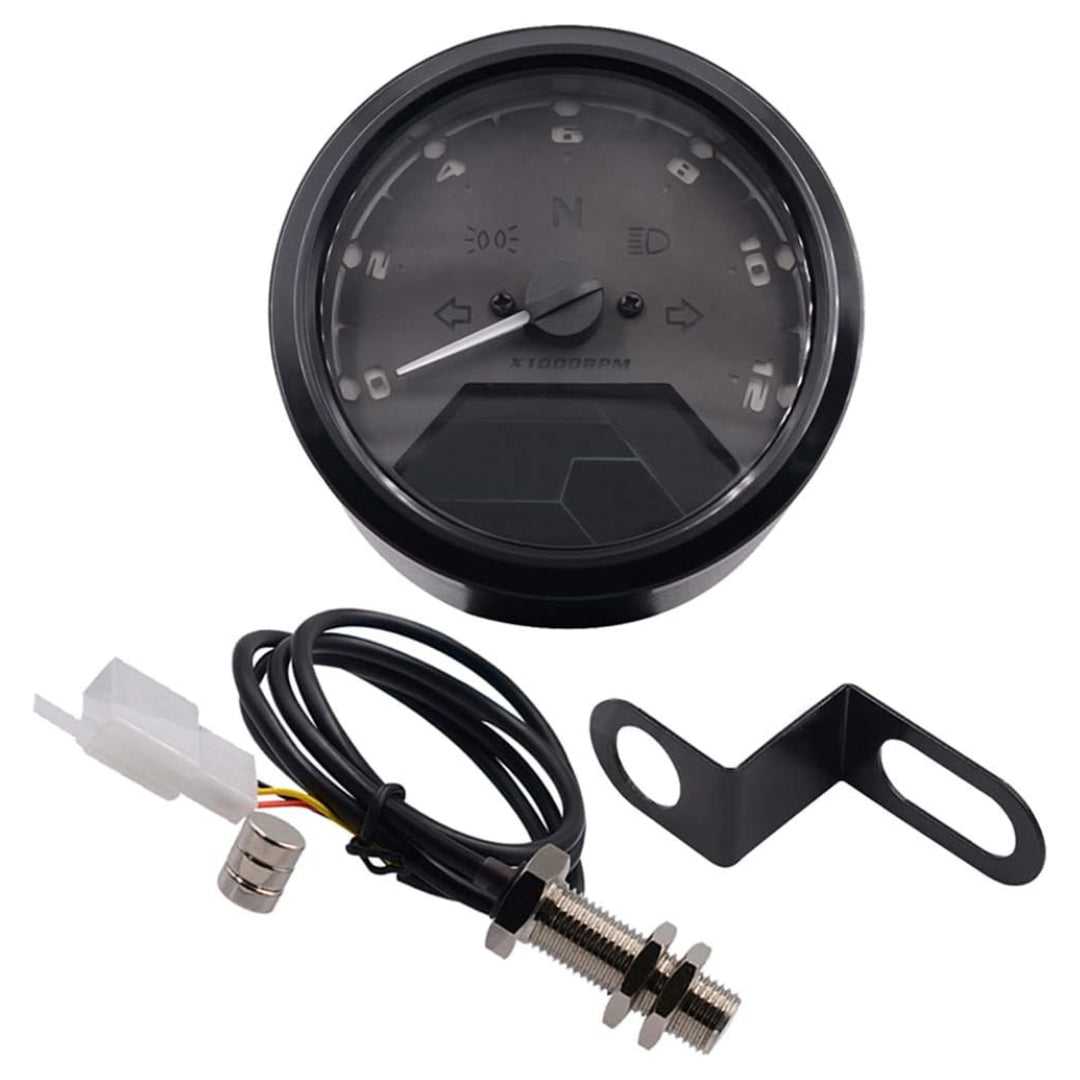 MC Custom Round Speedometer (LCD) #3