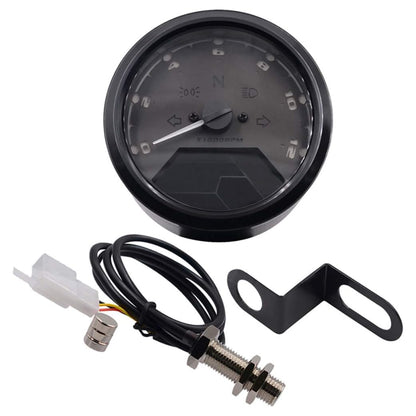 MC Custom Round Speedometer (LCD) #3