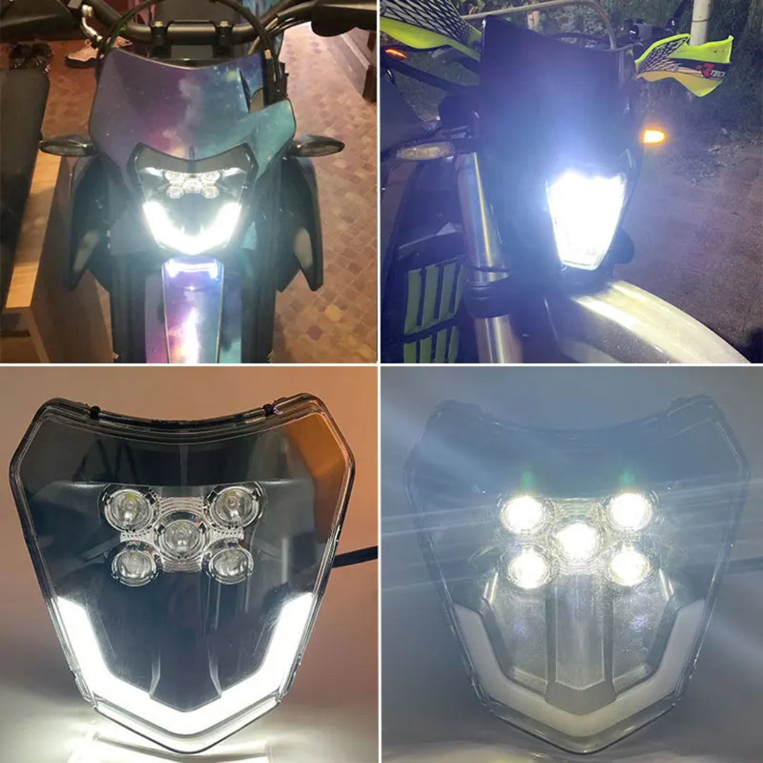 MC Replacement Headlight for KTM EXC, XCF, SX F, SMR & Enduro (30W)