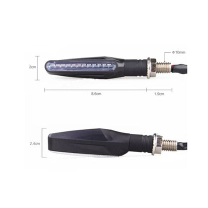 Motorcycle LED Flowing Indicators Set (4-Piece)