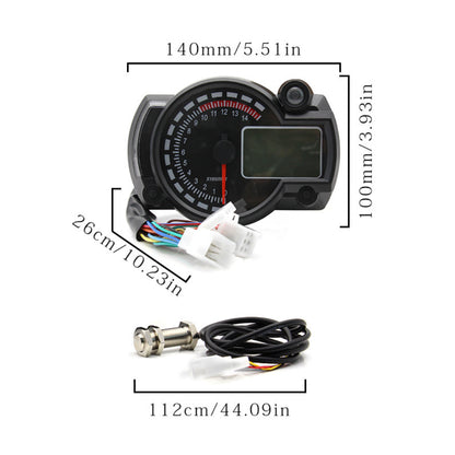 LCD Motorcycle Speedometer Aftermarket (#2)