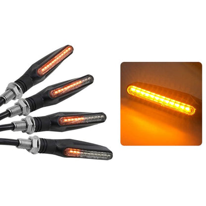 Motorcycle LED Flowing Indicators Set (4-Piece)
